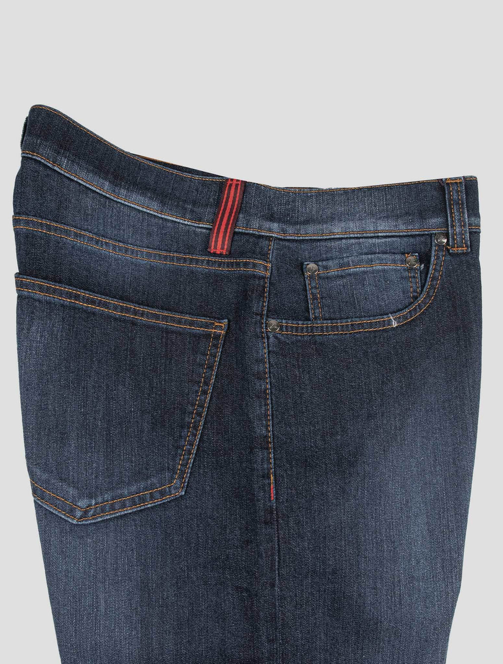Isaia Blue Cotton Ea Jeans