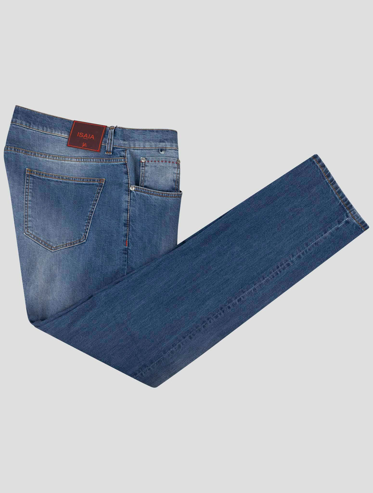 Isaia Isaia Blue Cotton Ea Jeans Blue 000
