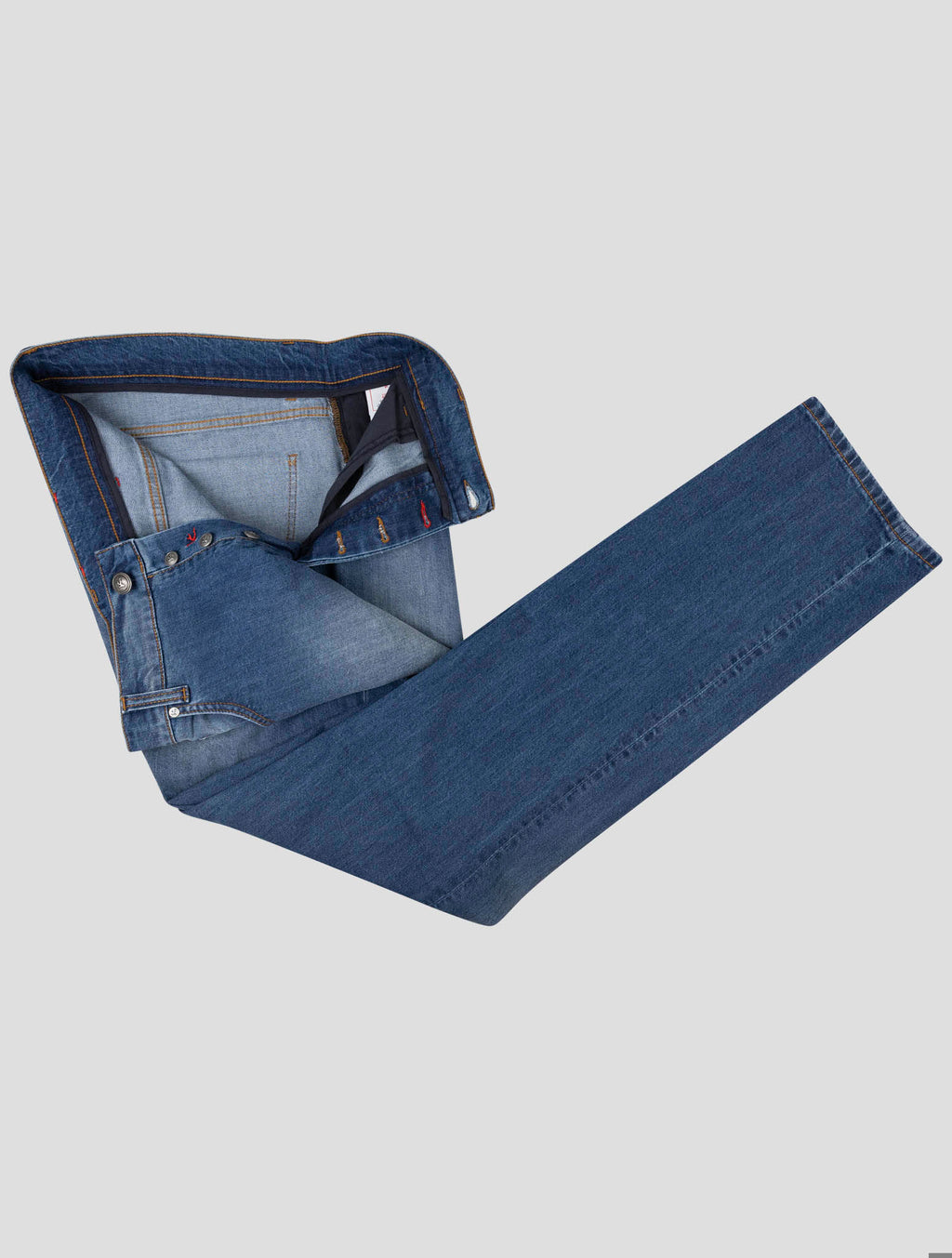 Isaia Blue Cotton Ea Jeans
