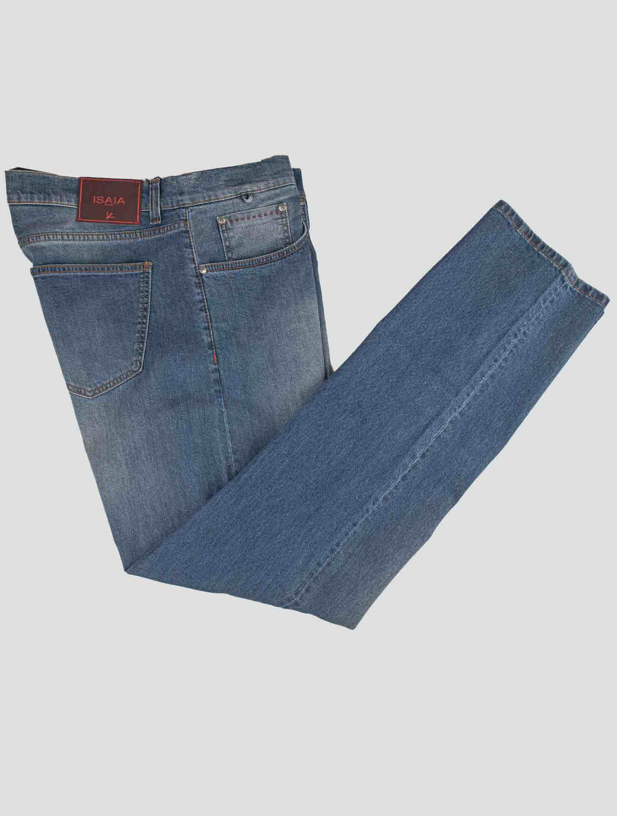 Isaia Blue Cotton Ea Jeans