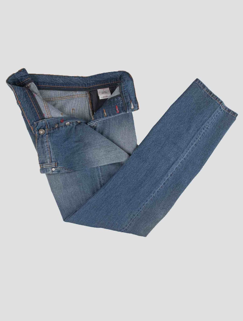 Isaia Isaia Blue Cotton Ea Jeans Blue 001