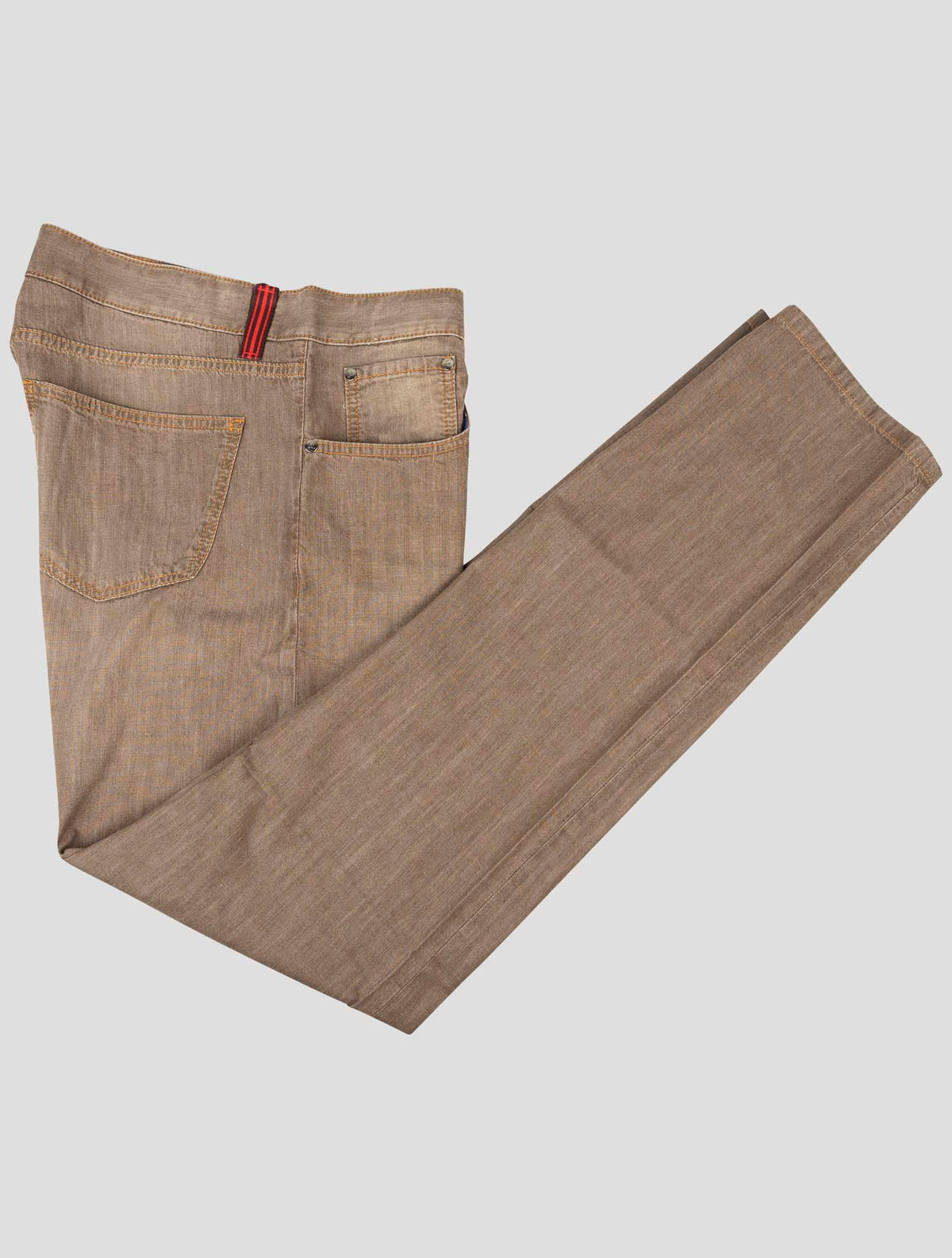 Isaia Isaia Brown Cotton Jeans brown 000