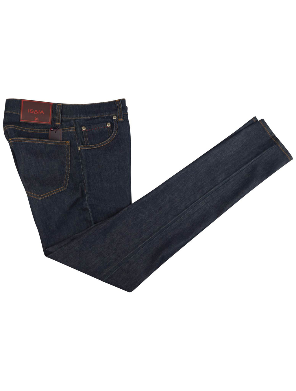 Isaia Blue Cotton Ea Jeans