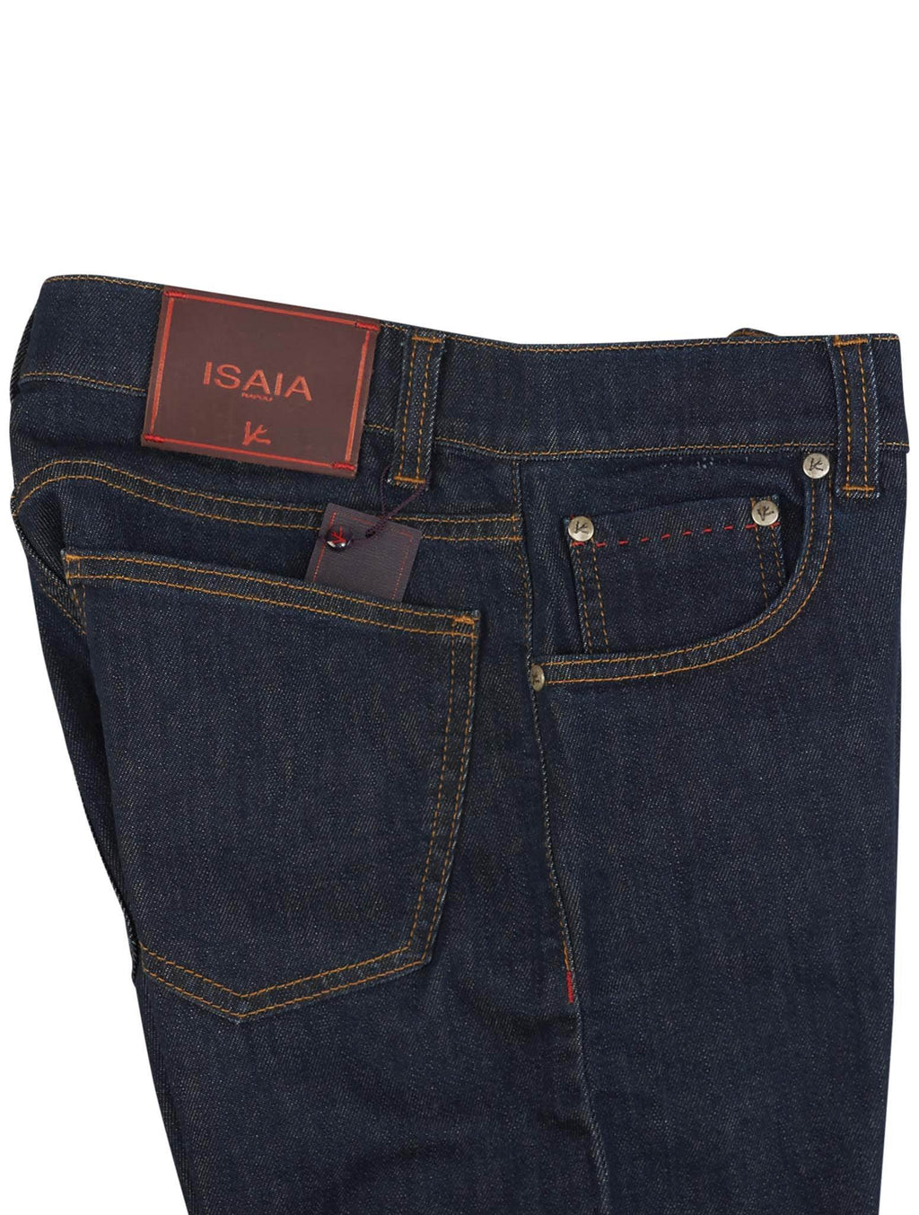 Isaia Blue Cotton Ea Jeans