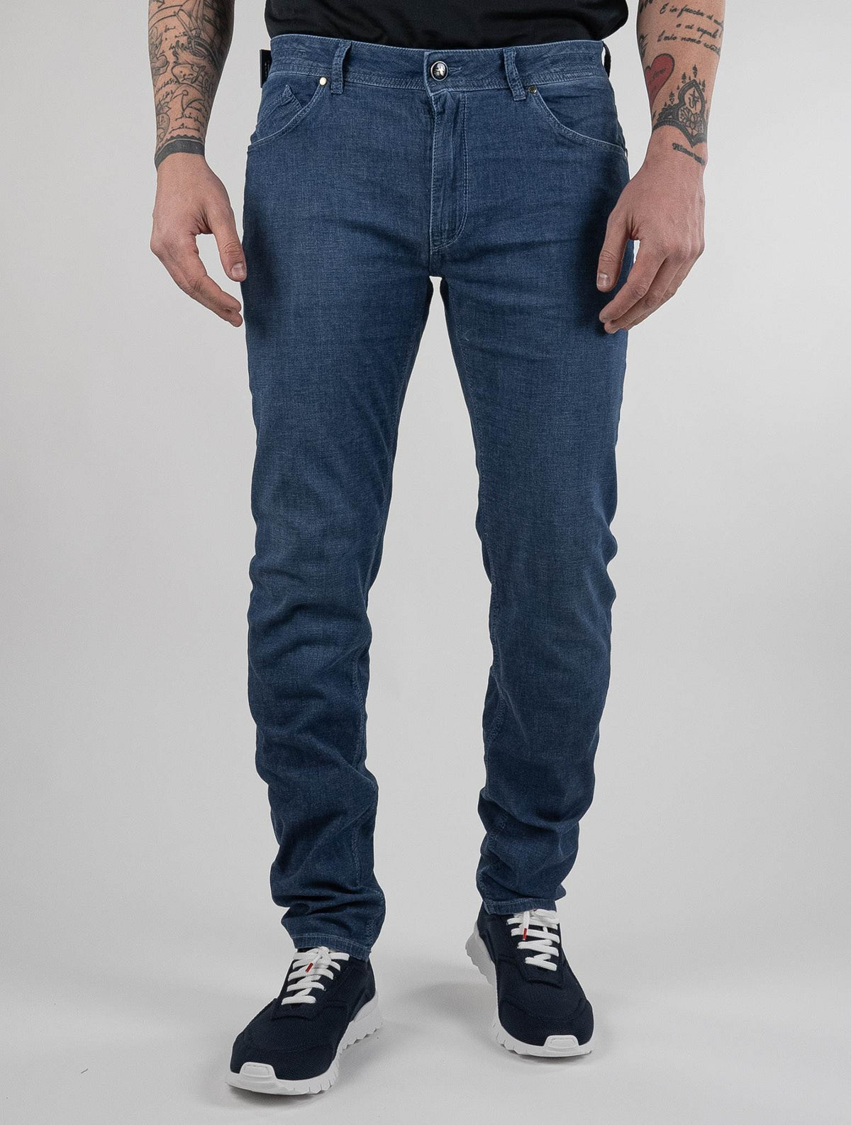 Barmas Blue Cotton Ea Jeans