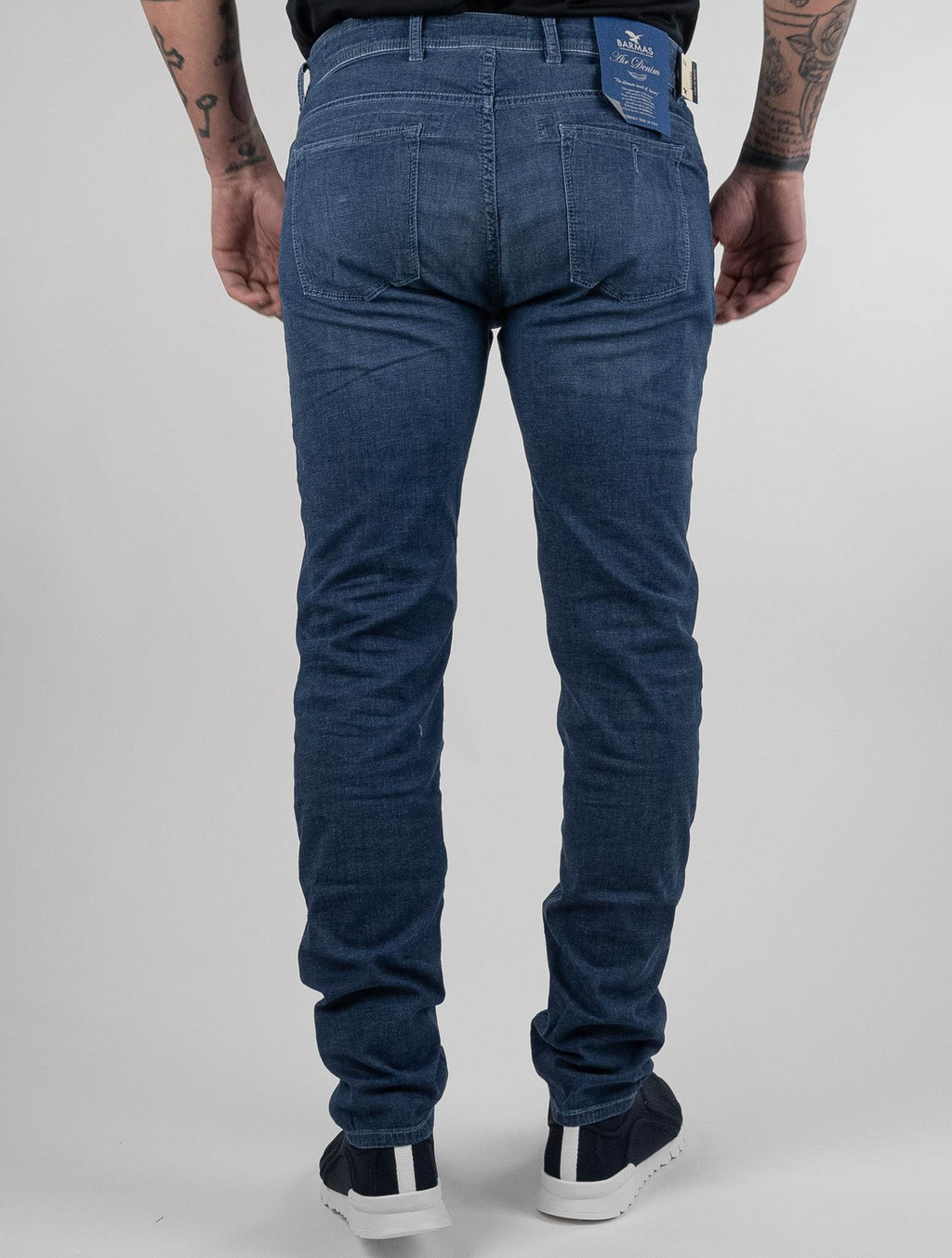 Barmas Blue Cotton Ea Jeans