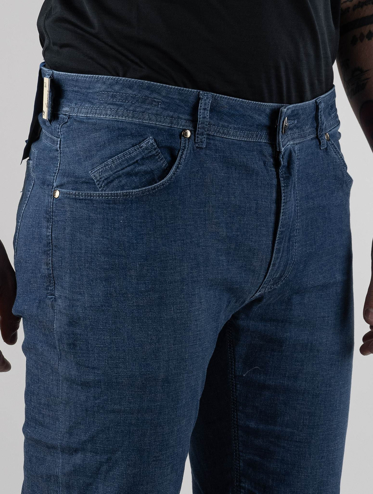 Barmas Blue Cotton Ea Jeans