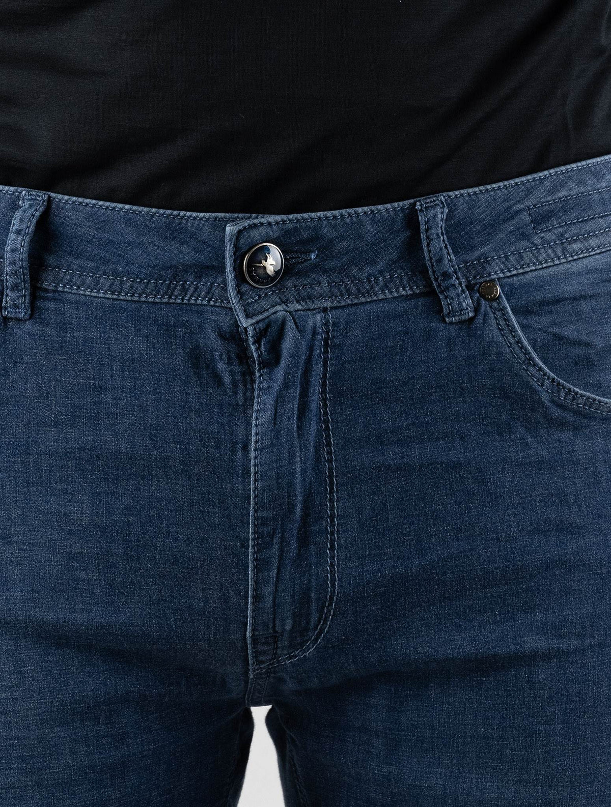 Barmas Blue Cotton Ea Jeans