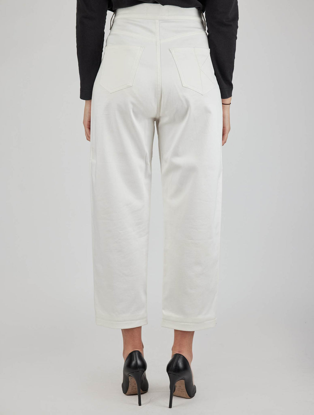 Kiton White Cotton Pl Ea Jeans