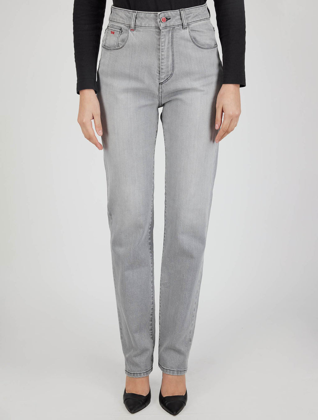 Kiton Kiton Icon Gray Cotton Ea Jeans Gray 000