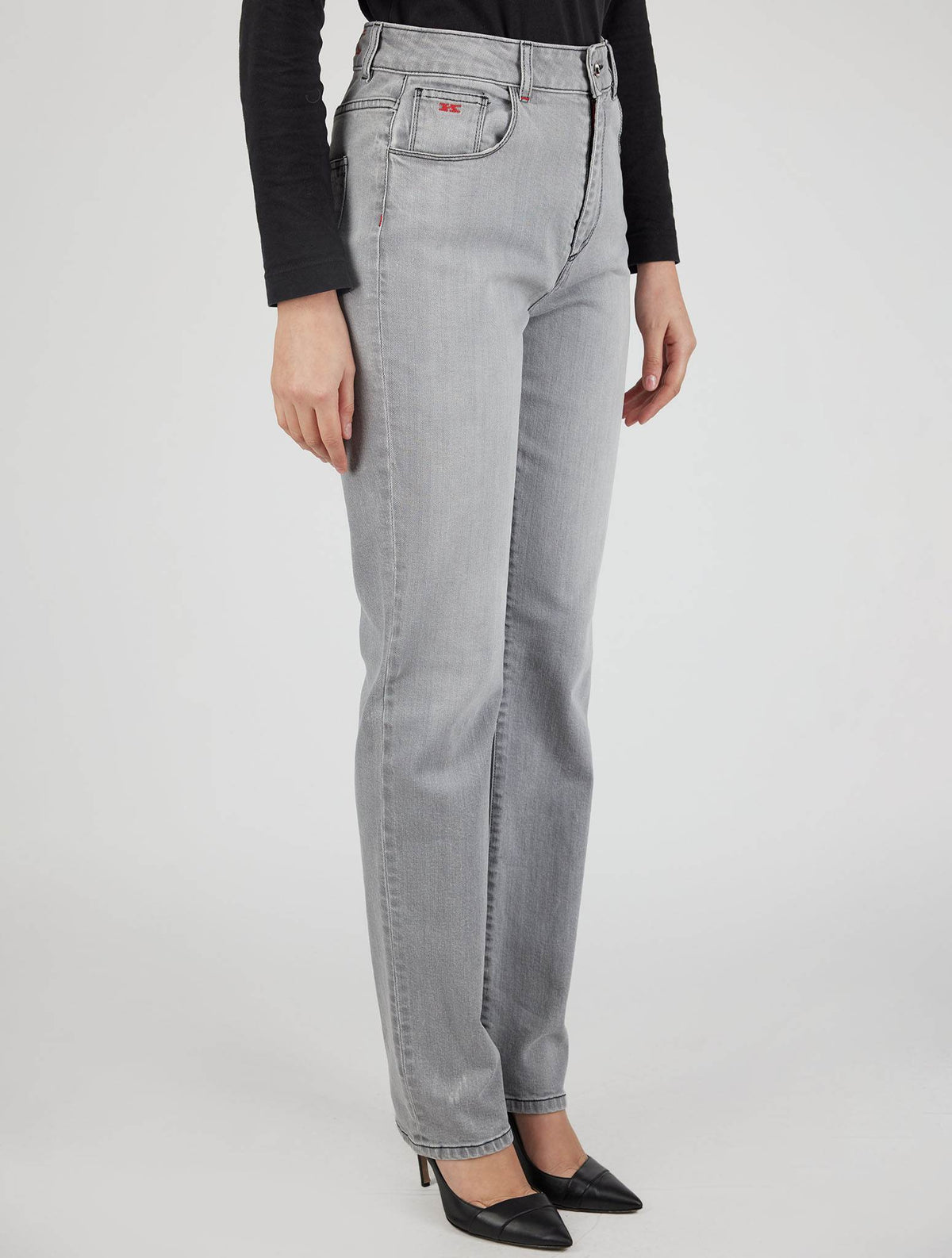 Kiton Kiton Icon Gray Cotton Ea Jeans Gray 001