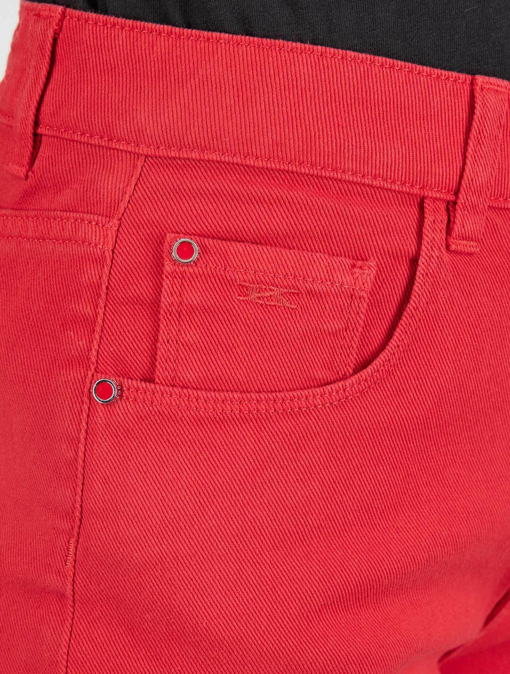 Kiton Icon Red Cotton Ea Jeans