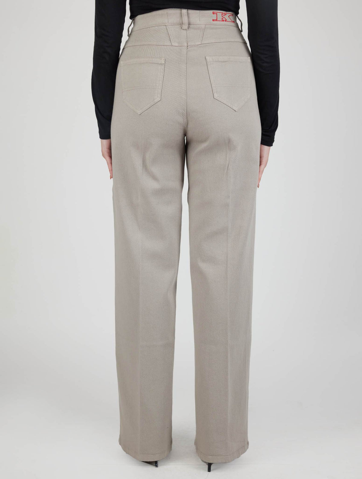 Kiton Gray Cotton Cashmere Ea Jeans