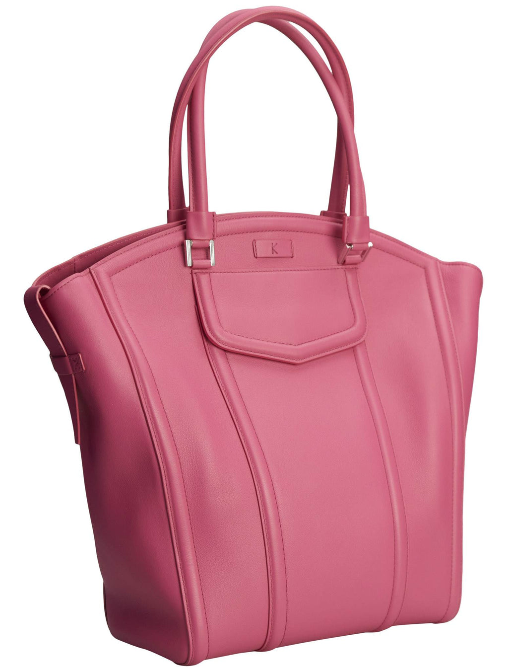 Kiton Fuchsia Leather Lambskin Bag