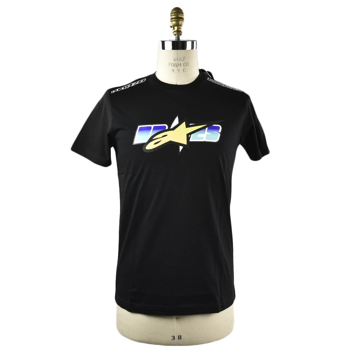 Diesel DIESEL Black Patterned Cotton T-shirt ASTARS-T-DIEGOS-B Black 000