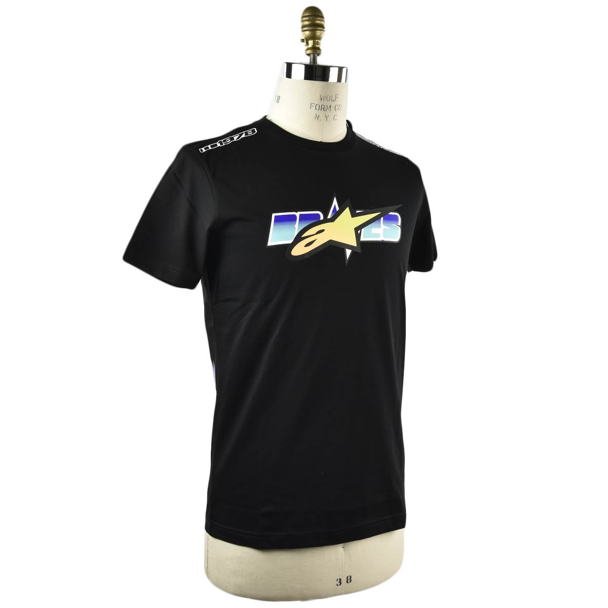 Diesel DIESEL Black Patterned Cotton T-shirt ASTARS-T-DIEGOS-B Black 001