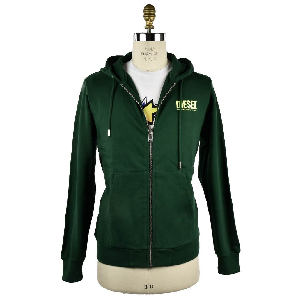 Diesel Green Cotton Sweater