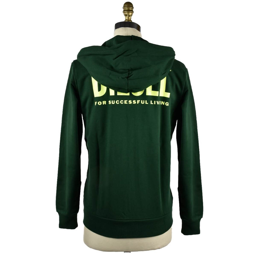 Diesel Green Cotton Sweater