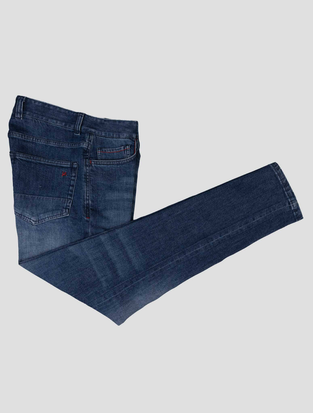 Isaia Dark Blue Cotton Ea Jeans