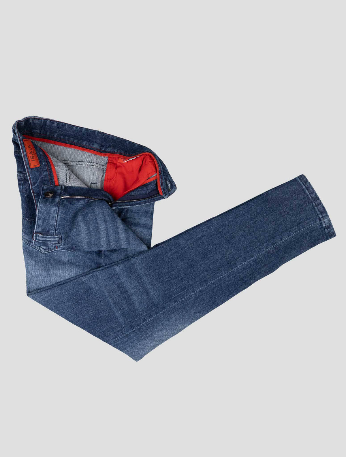Isaia Isaia Dark Blue Cotton Ea Jeans Dark Blue 001