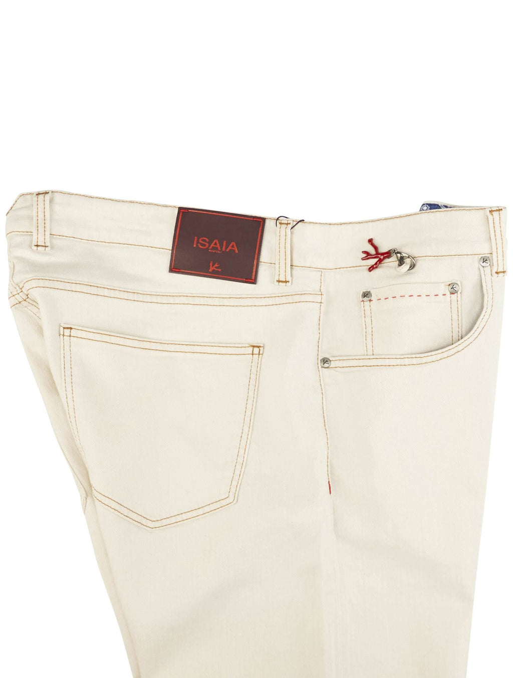 Isaia Beige Cotton Ea Jeans