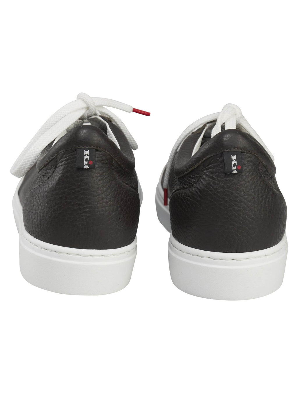 Kiton Brown Leather Sneakers