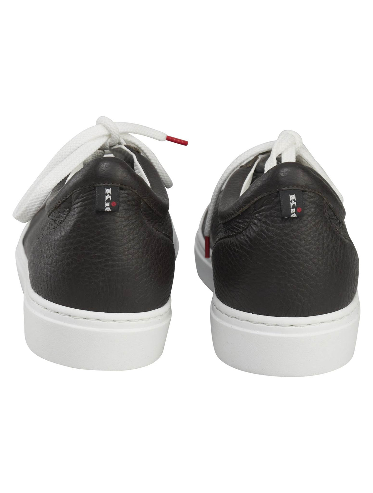 Kiton Brown Leather Sneakers