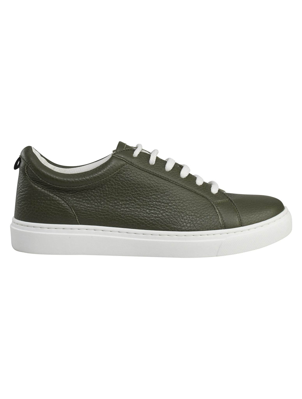 Kiton Green Leather Sneakers