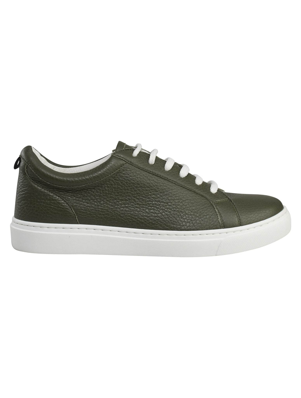 Kiton Green Leather Sneakers
