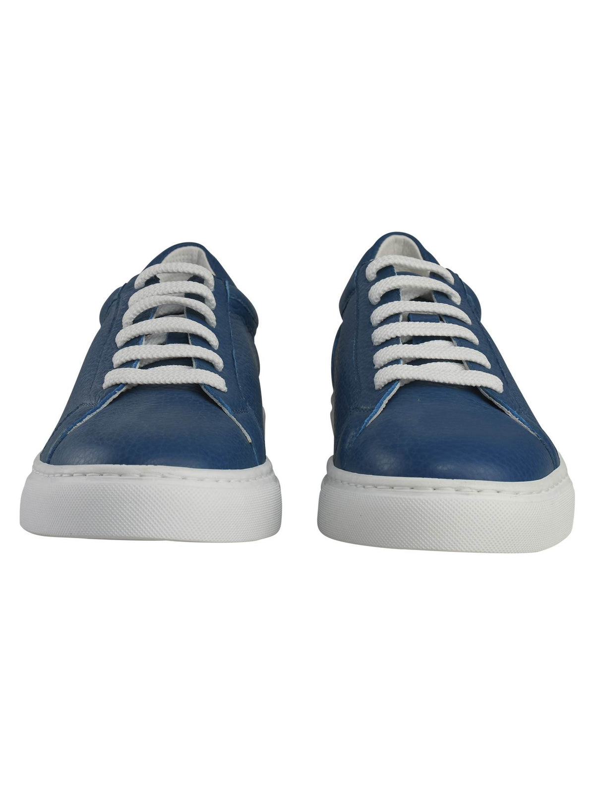 Kiton Kiton Blue Leather Sneakers Blue 001