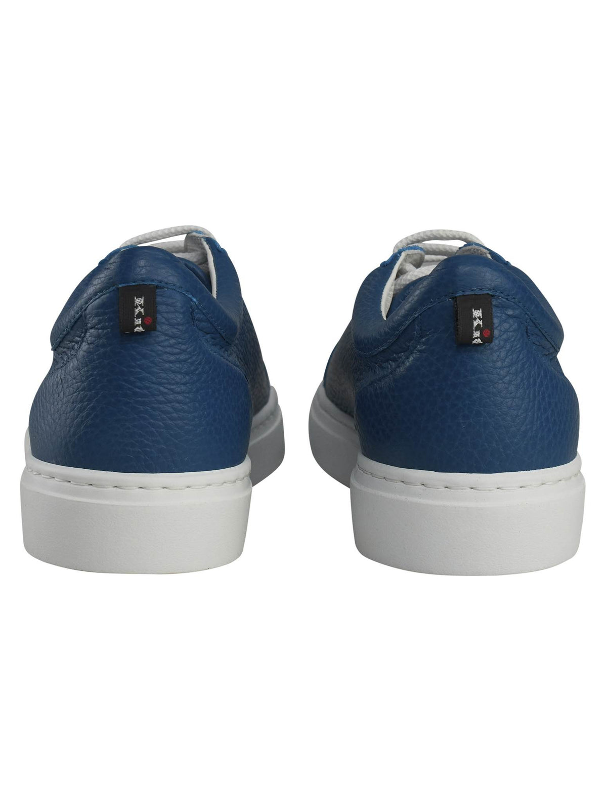 Kiton Blue Leather Sneakers