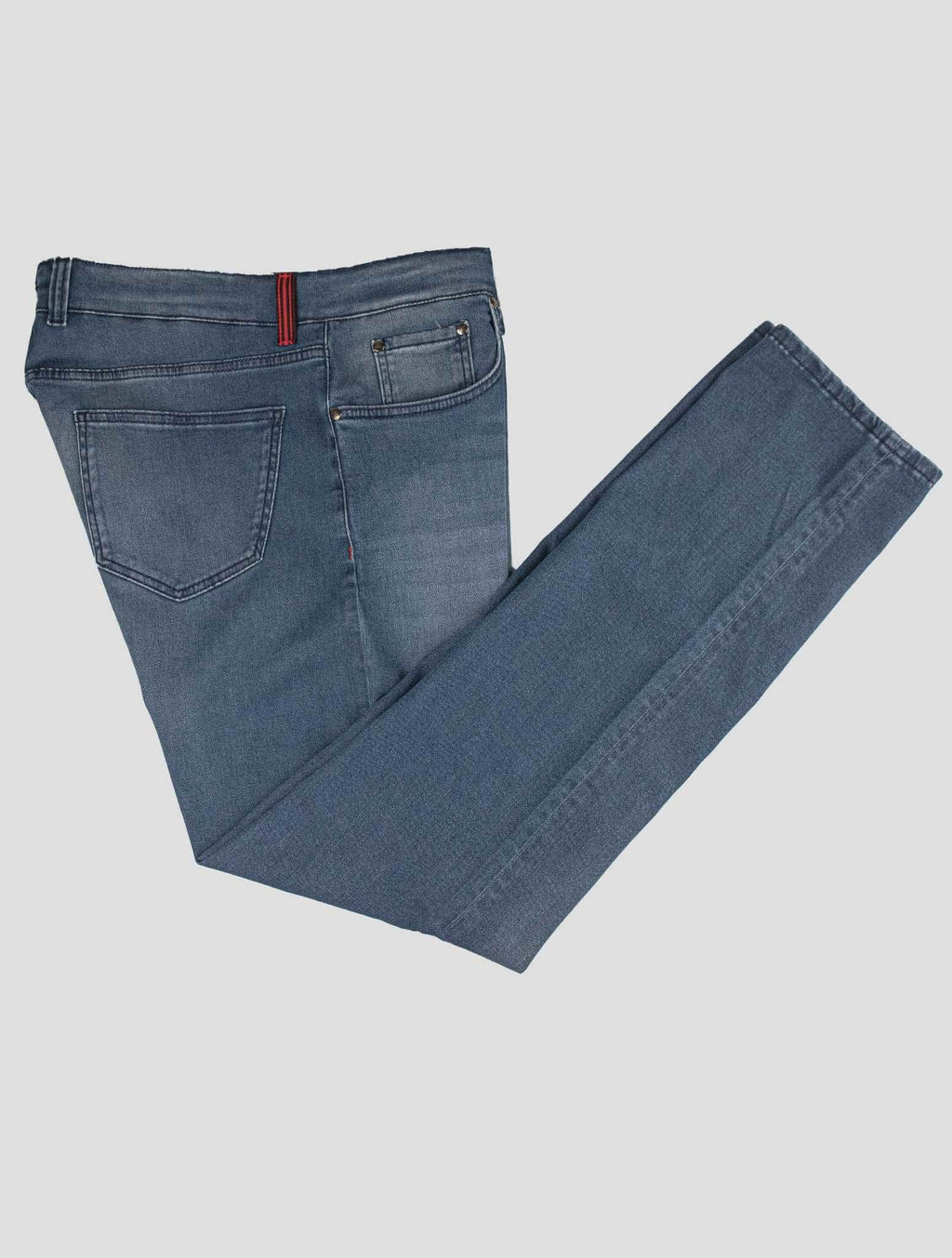 Isaia Blue Cotton Ea Jeans