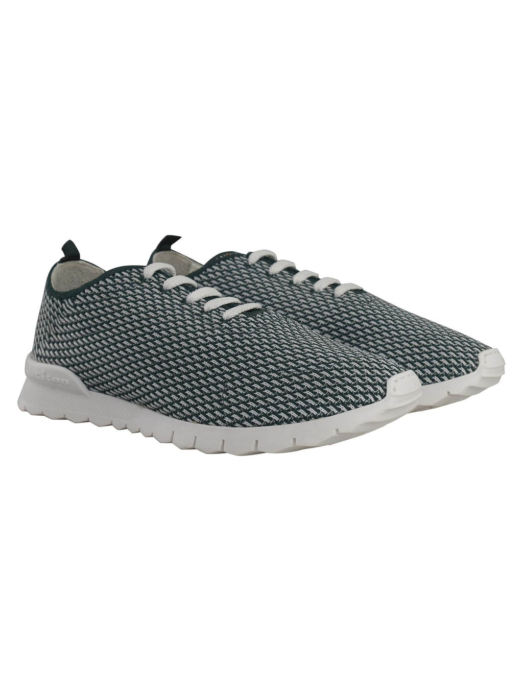 Kiton Kiton Green White Pl Pa Sneakers Fits Green / White 000