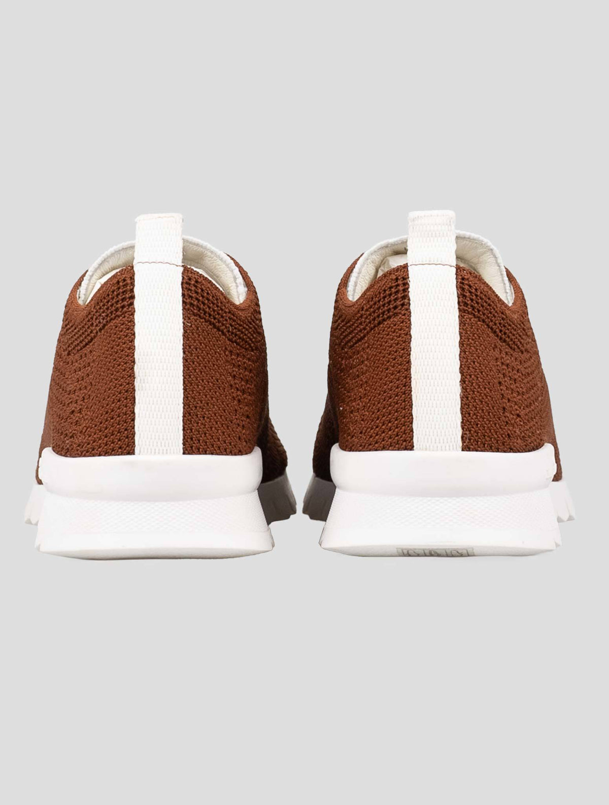 Kiton Brown Cotton Ea Sneakers