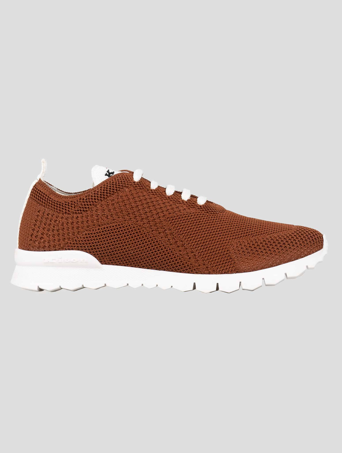 Kiton Brown Cotton Ea Sneakers