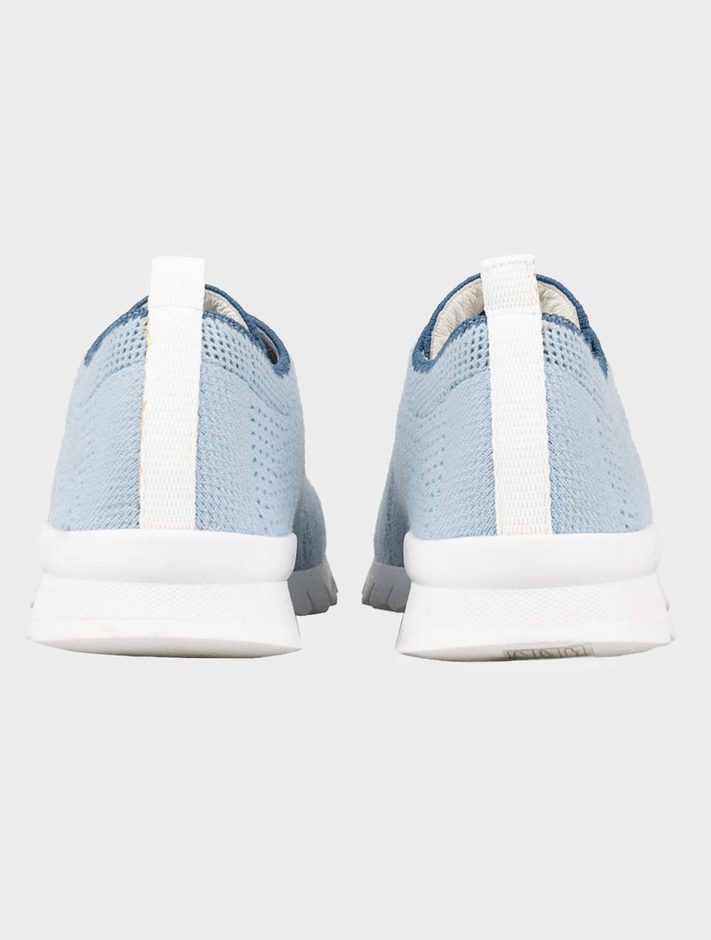 Kiton Light Blue Cashmere Sneakers