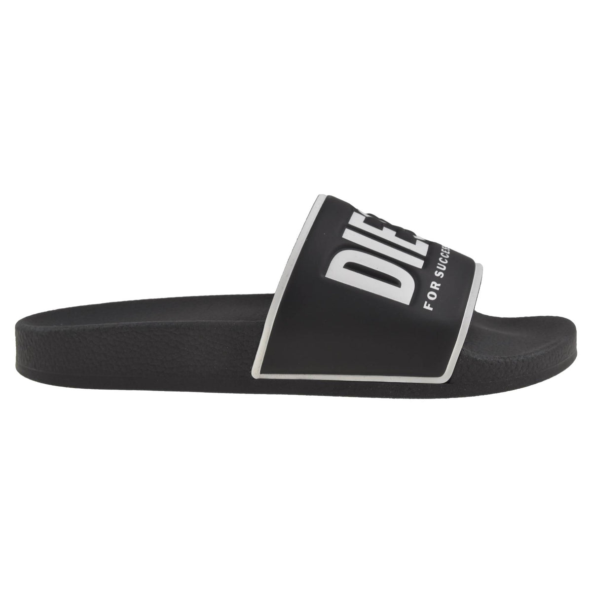 Diesel DIESEL Black White PVC Sliders SA-VALLA Black/White 000