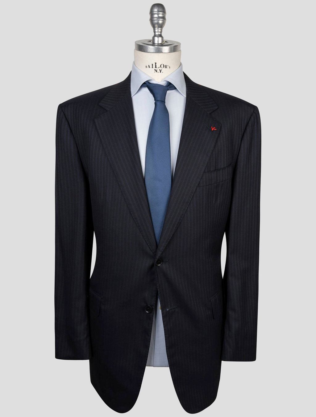 Isaia Isaia Blue 100% Wool160's Suit Blue 000