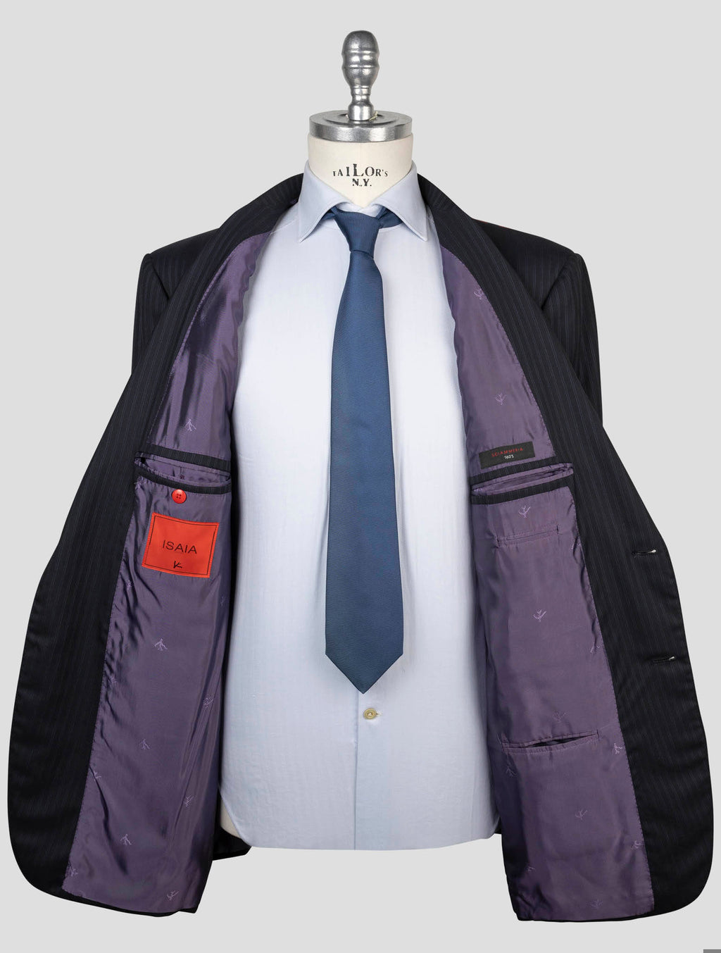 Isaia Blue Wool160's Suit