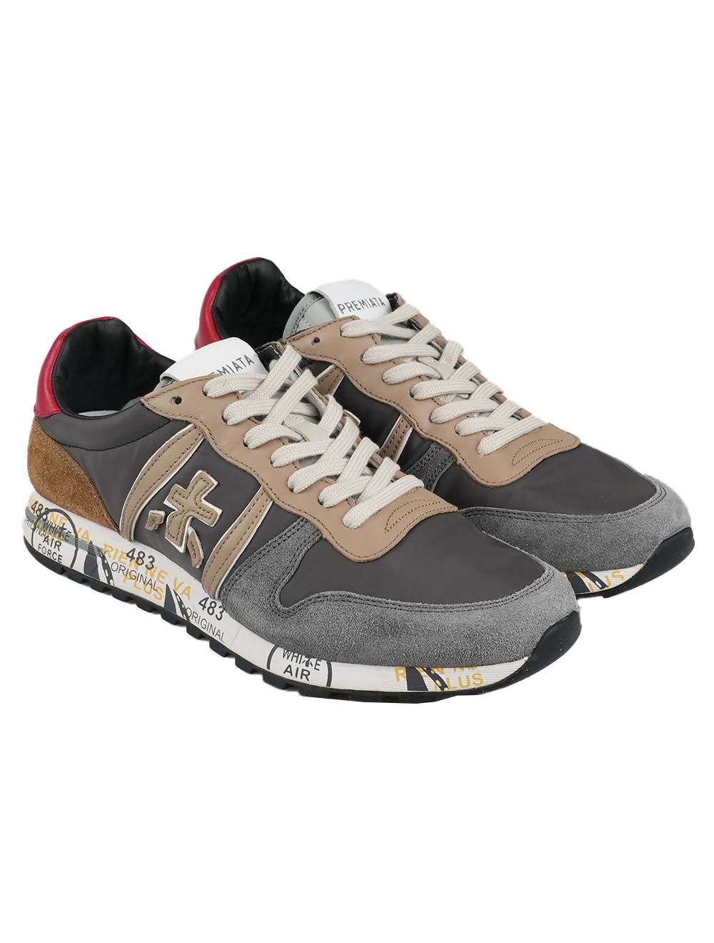 Premiata Premiata Multicolor Leather Suede Pa  Sneakers Multicolor 000
