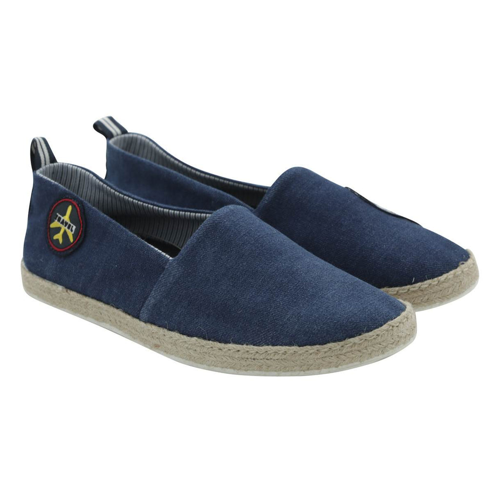 FEFÈ Glamour Pochette Fefè Blue Canvas Espadrillas Blue 000