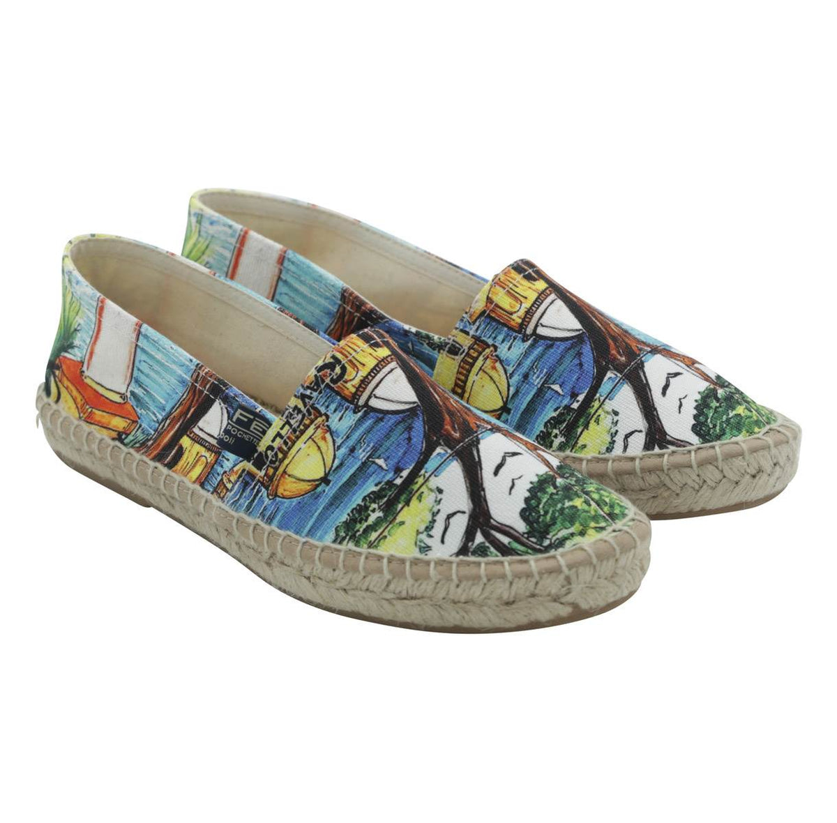 FeFè Napoli Fefè Multicolor Canvas Espadrillas Multicolor 000