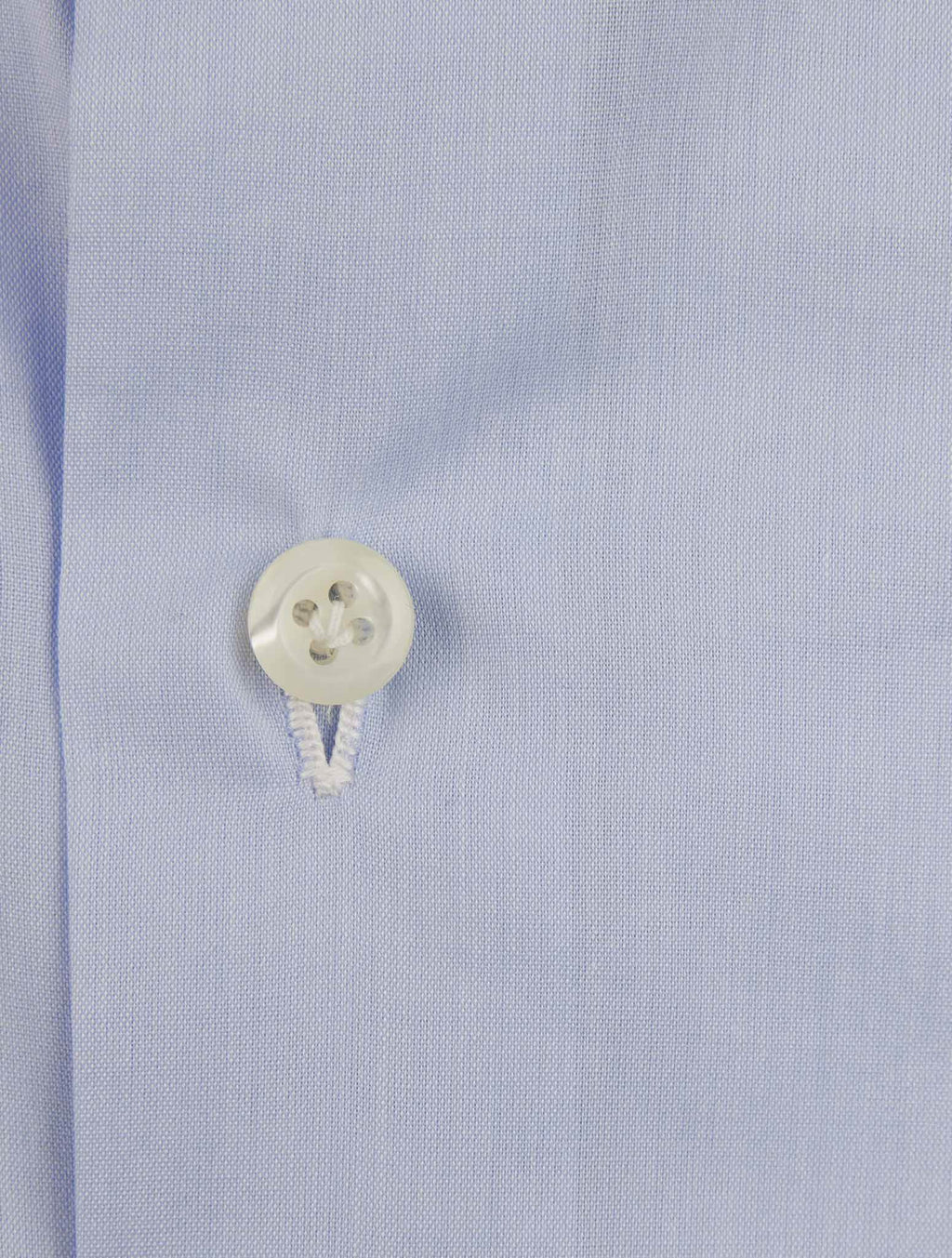Luigi Borrelli Light Blue Cotton Super Sakellaridis Exclusive Shirt