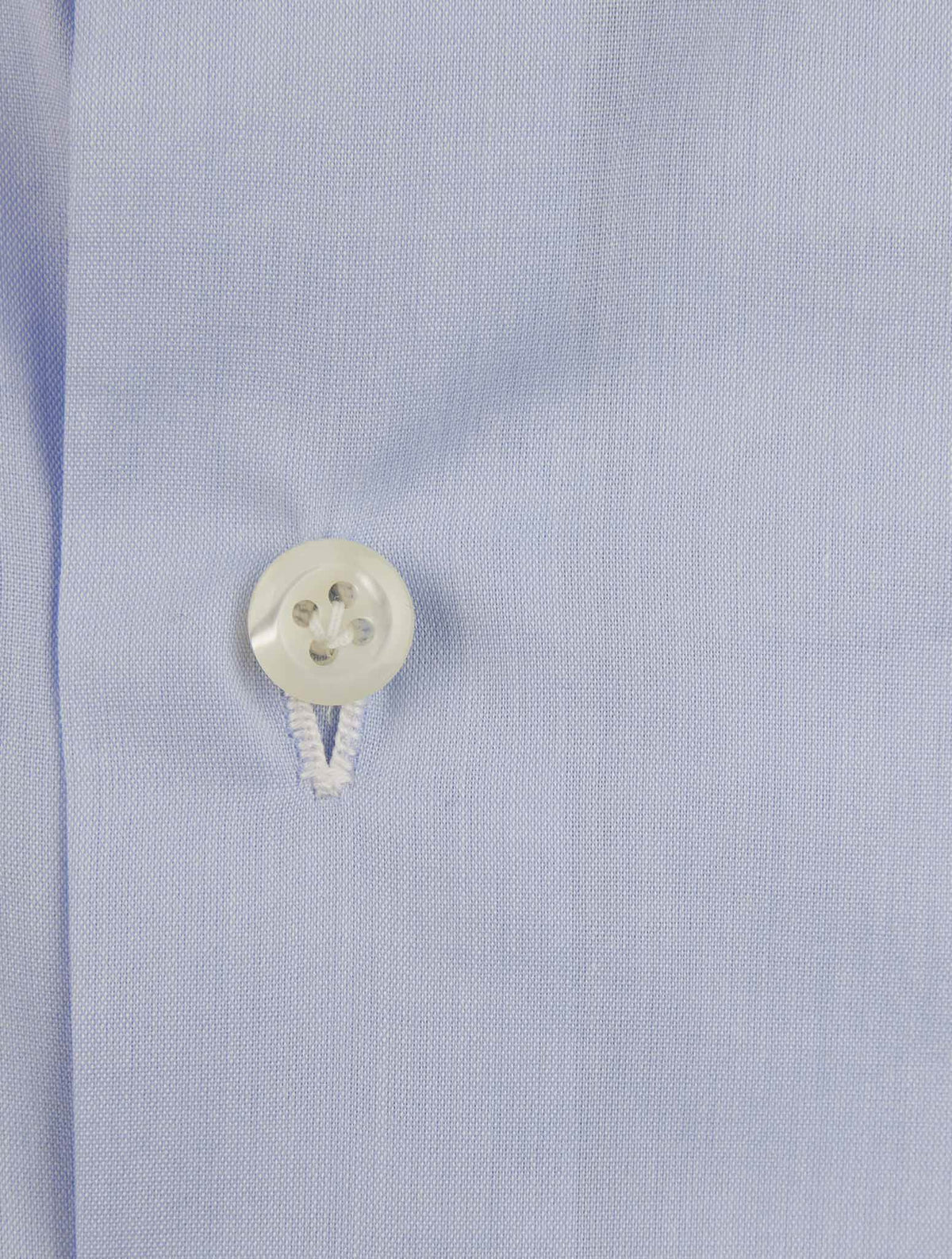Luigi Borrelli Light Blue Cotton Super Sakellaridis Exclusive Shirt