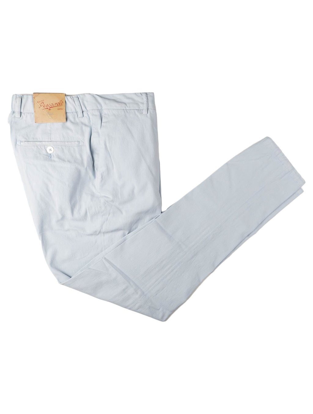 Marco Pescarolo Marco Pescarolo Light Blue Cotton Silk Ea Pants Light Blue 000
