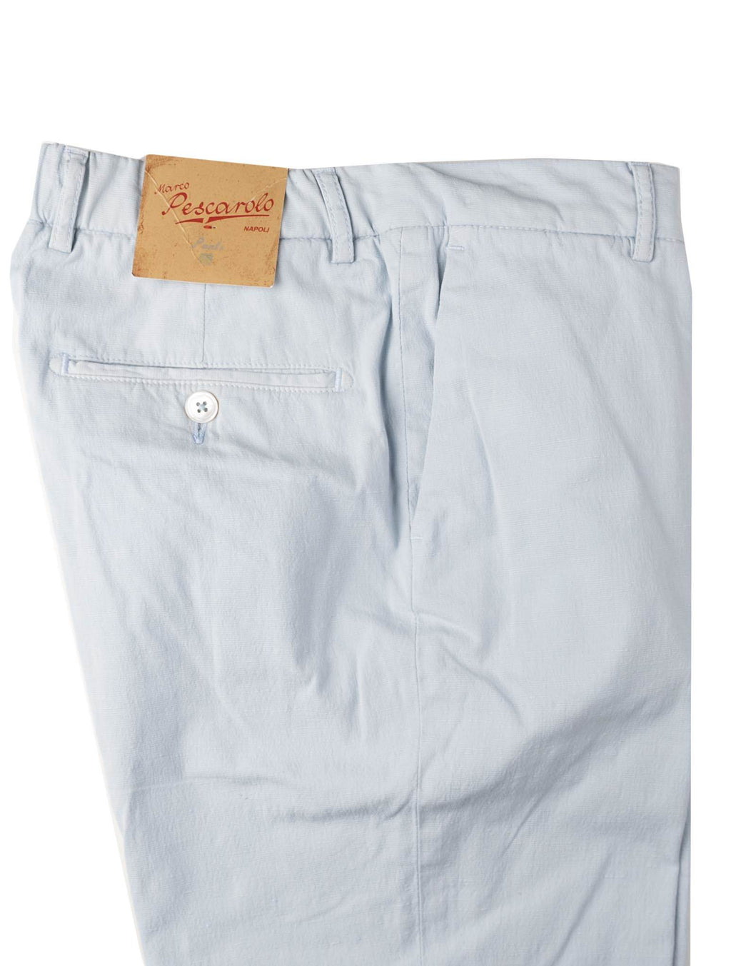 Marco Pescarolo Light Blue Cotton Silk Ea Pants