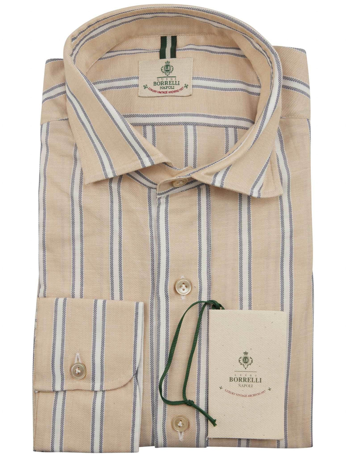 Luigi Borrelli Multicolor Cotton Shirt