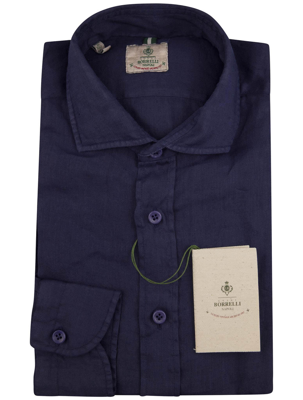 Luigi Borrelli Luigi Borrelli Blue Linen Shirt Blue 000