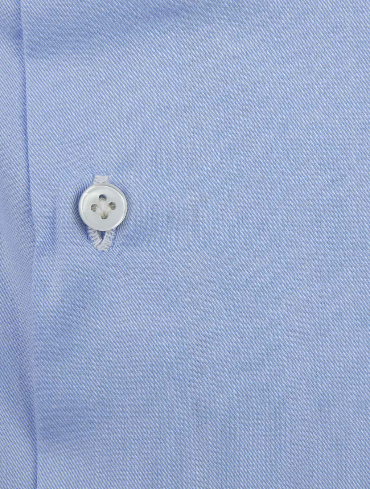 Luigi Borrelli Blue Cotton Shirt