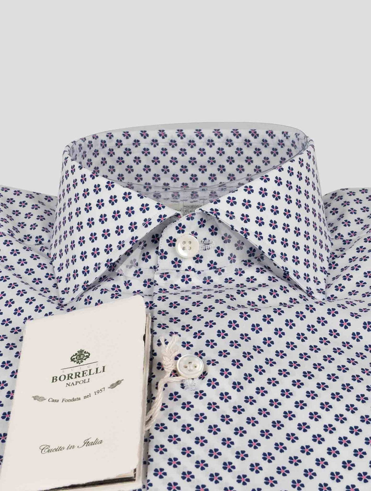 Luigi Borrelli Luigi Borrelli Multicolor Cotton Shirt Multicolor 001